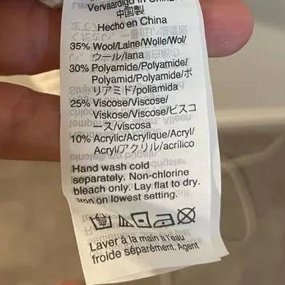 NWT Madewell|| Curved-Hem Sweater Dress,Size Xl Wool Blend - Picture 9 of 9